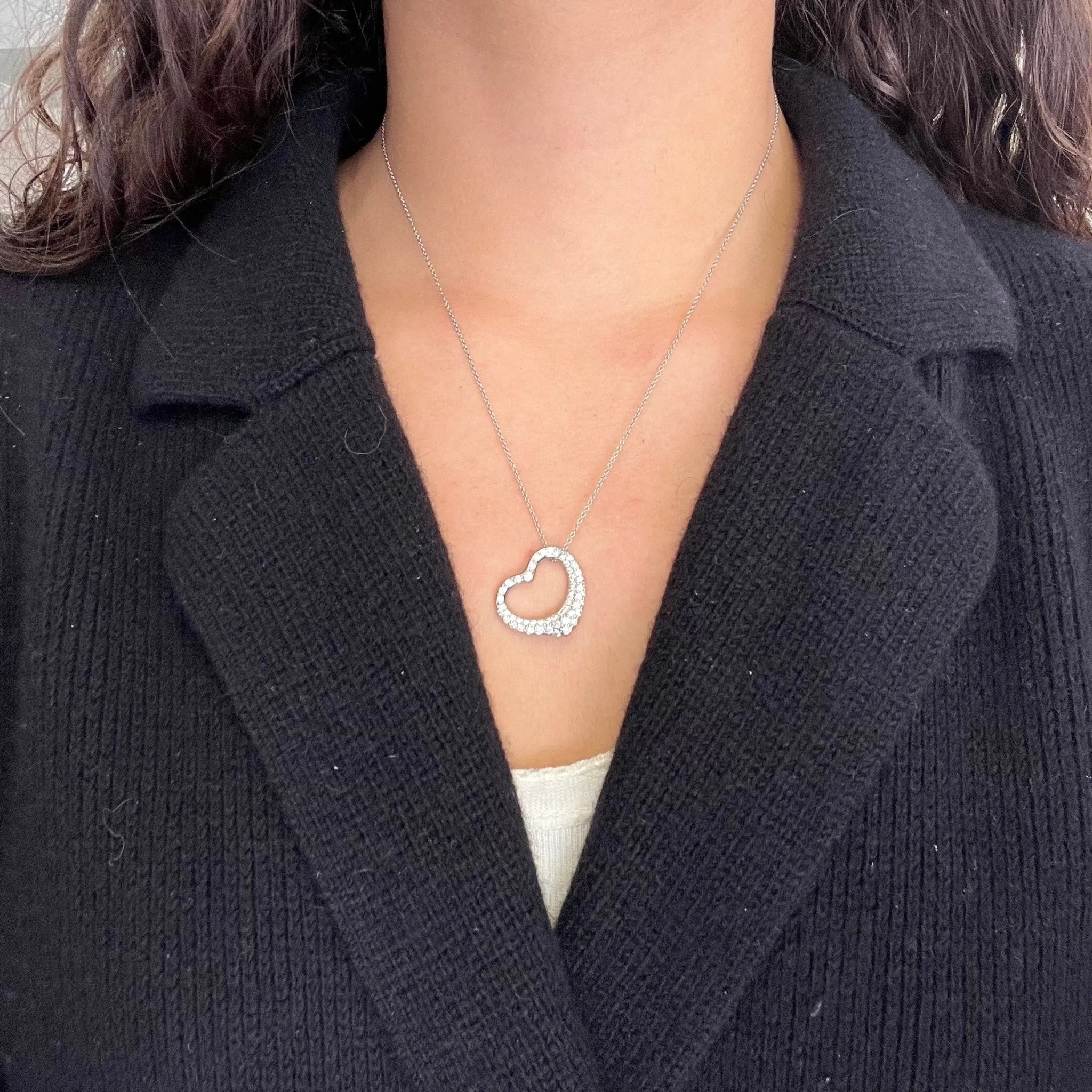 1.40ctw Diamond Heart Pendant by Tiffany & Co.