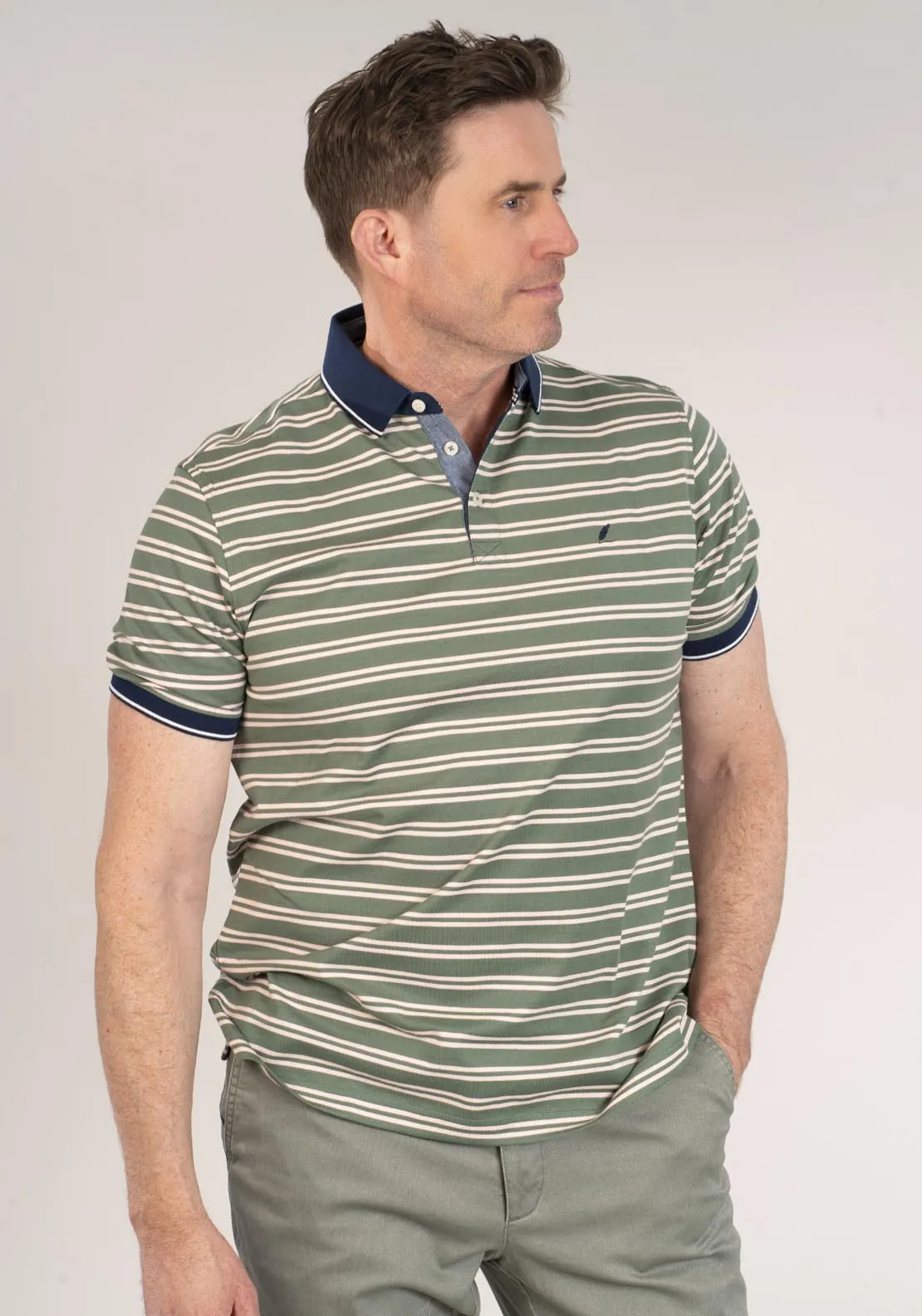 2-Button Polo Shirt - Green