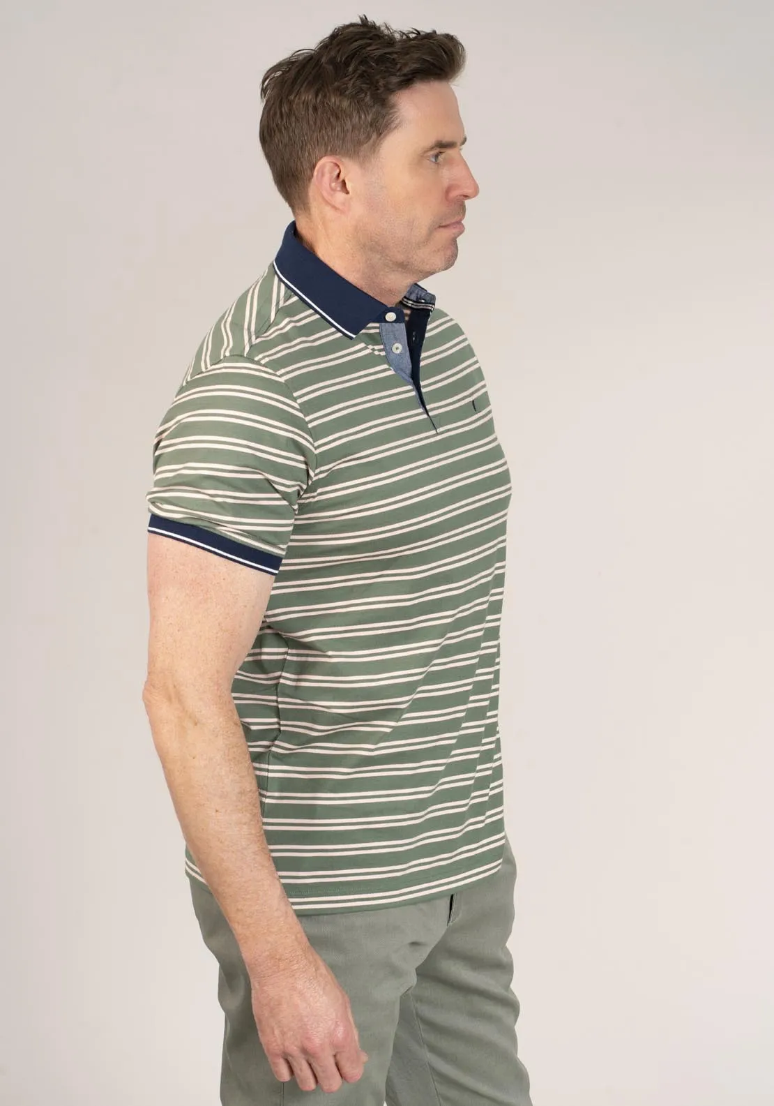 2-Button Polo Shirt - Green