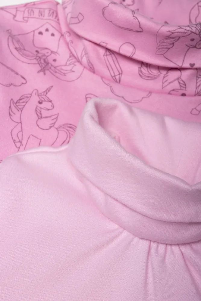 2 Pack Poloneck Pink