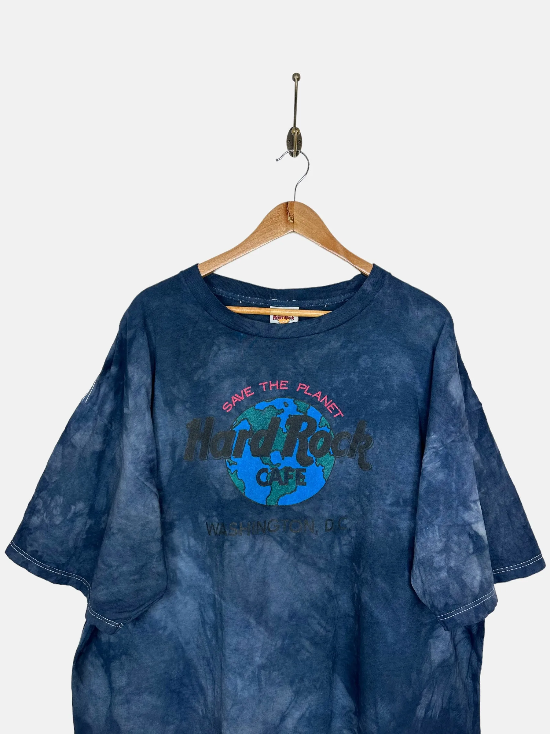 90's Hard Rock Cafe Washington USA Made Vintage T-Shirt Size XL-2XL