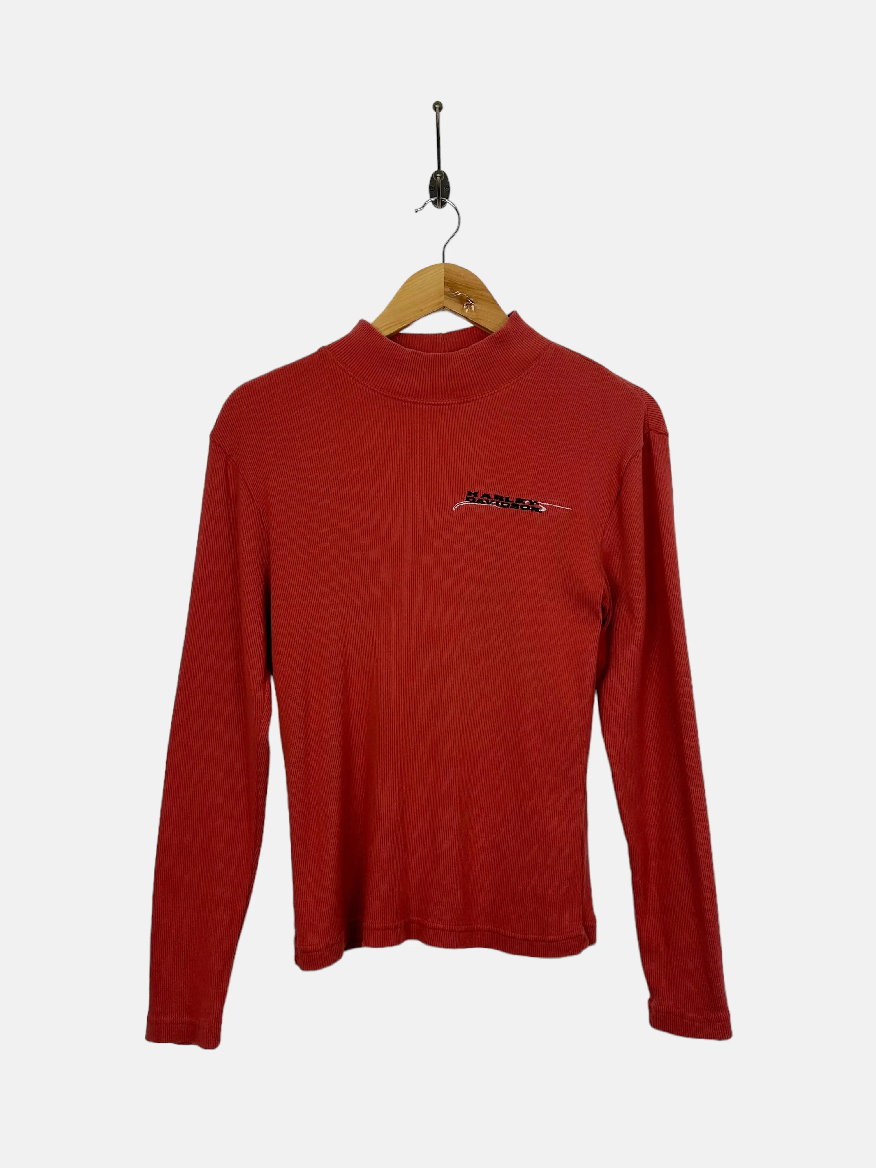 90's Harley Davidson Embroidered Vintage Longsleeve Top Size 8