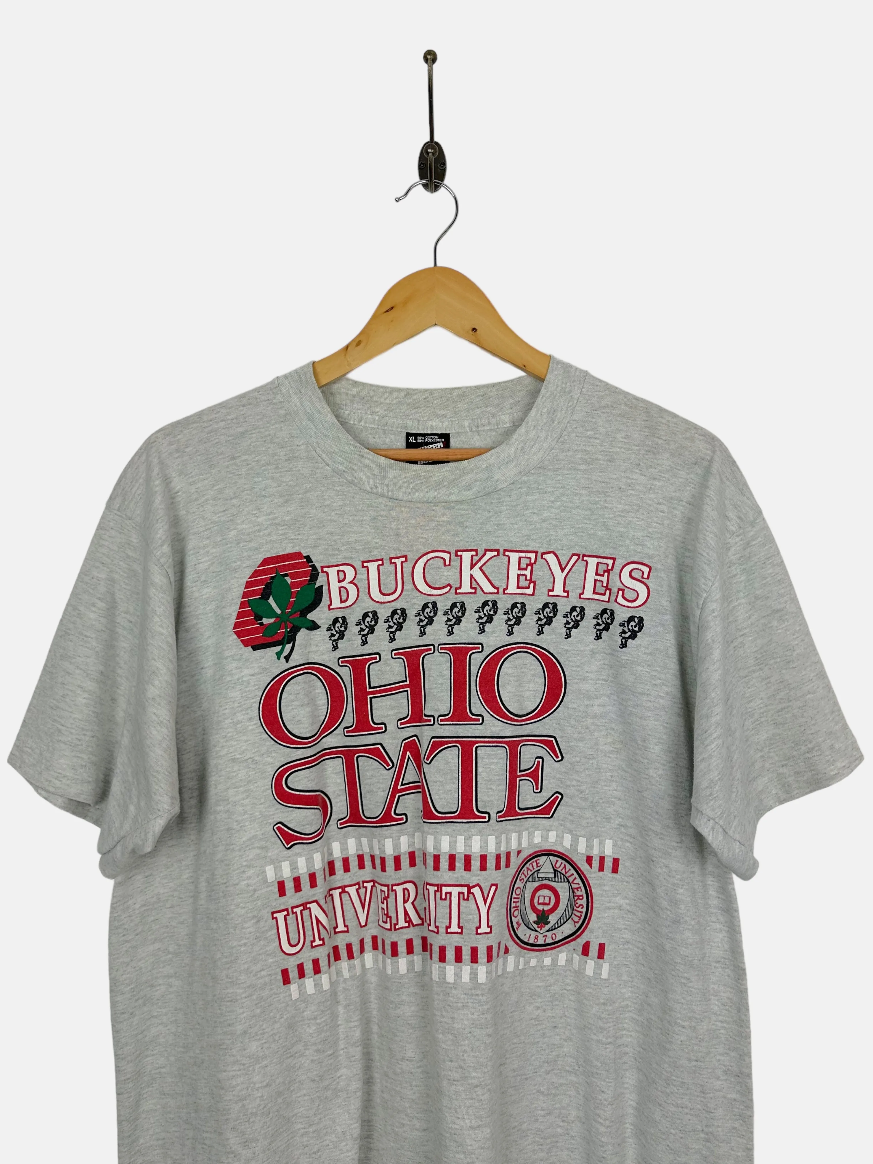 90's Ohio State Buckeyes USA Made Vintage T-Shirt Size M
