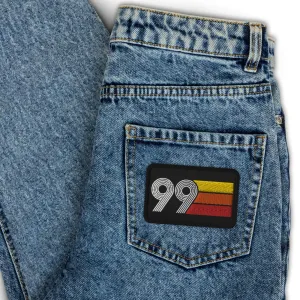 99 - 1999 Retro Birthday Year Embroidered patches