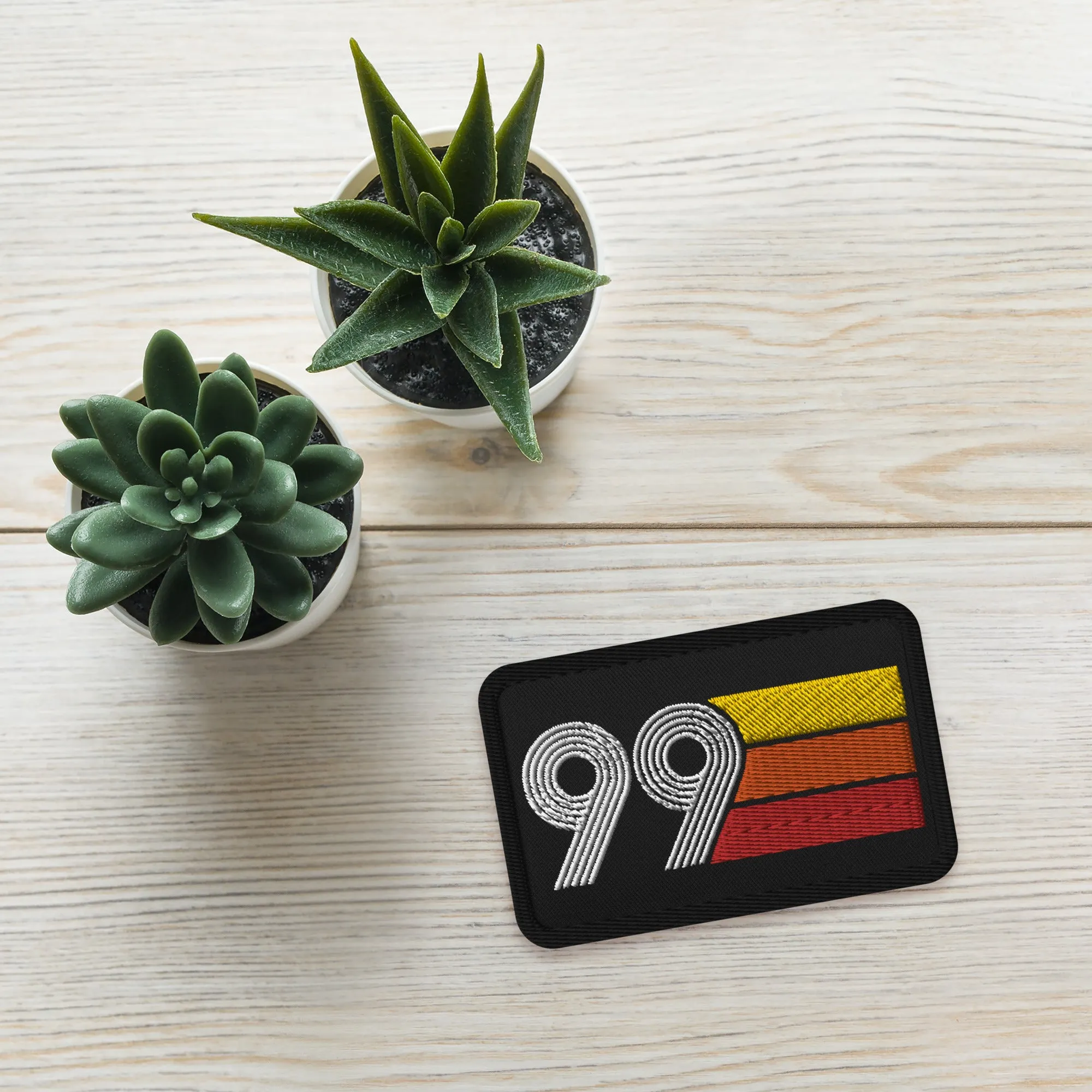 99 - 1999 Retro Birthday Year Embroidered patches