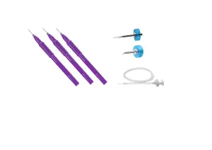999R 12-5227 Disposable One Step Trocar System, 27 Ga (1 Set of 3 Insert Handles and 1 Infusion Line), 6 per Box
