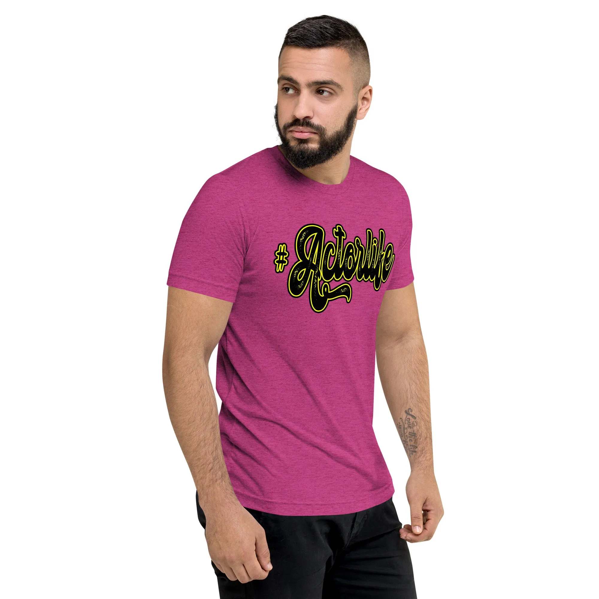 #Actorlife -  Premium Tri-blend Short-Sleeve Unisex T-shirt