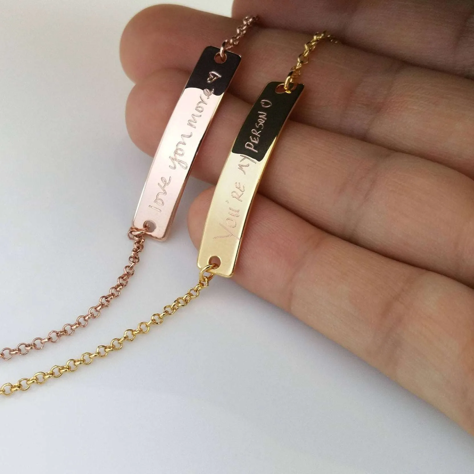 Actual Handwriting Bracelet