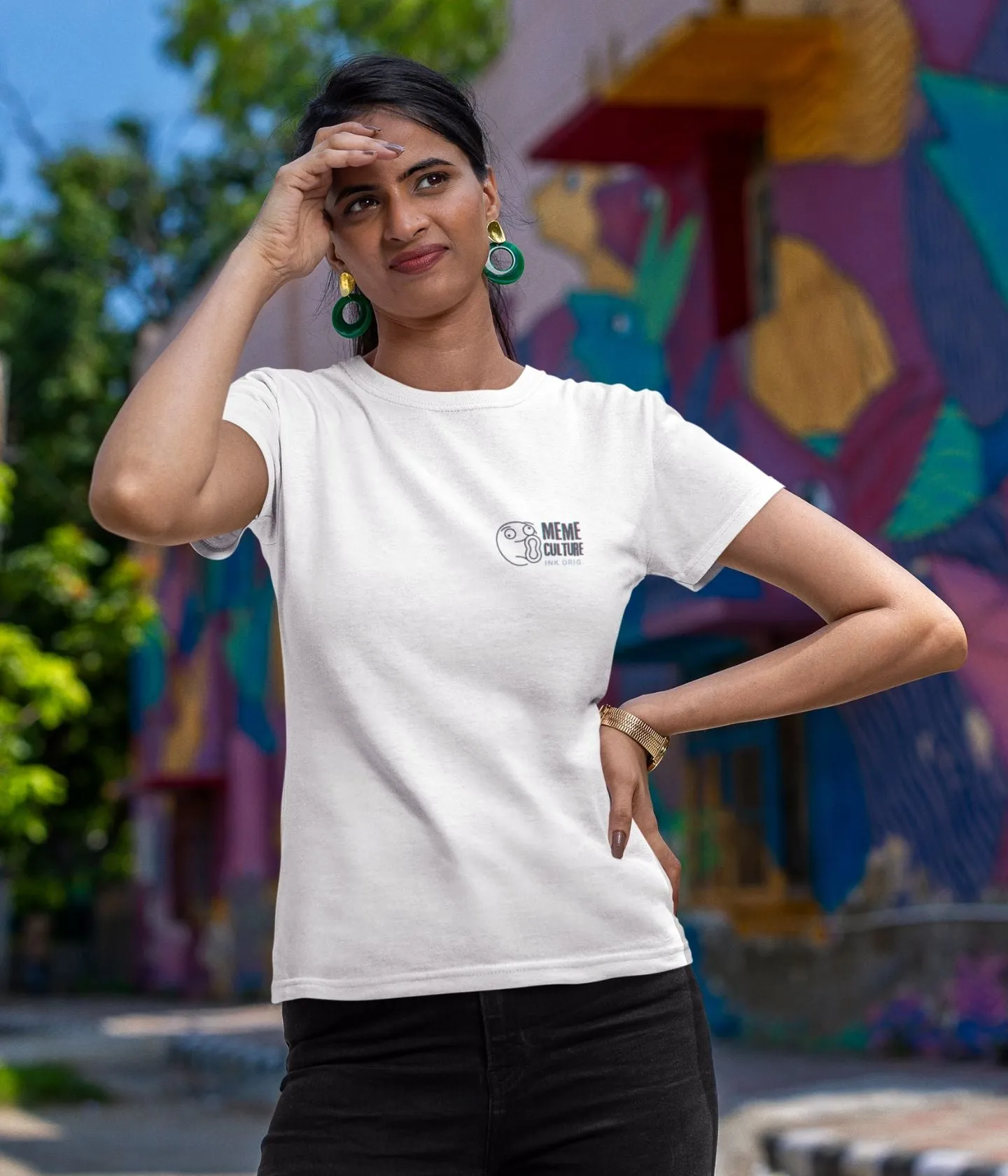 Ahha Tamatar - Women's Supima Cotton T-Shirt