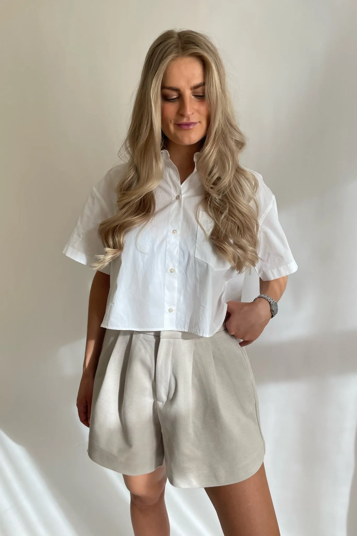 AlbaIC Shorts - Grå Meleret