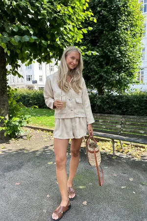 AlbaIC Shorts - Sand Melange