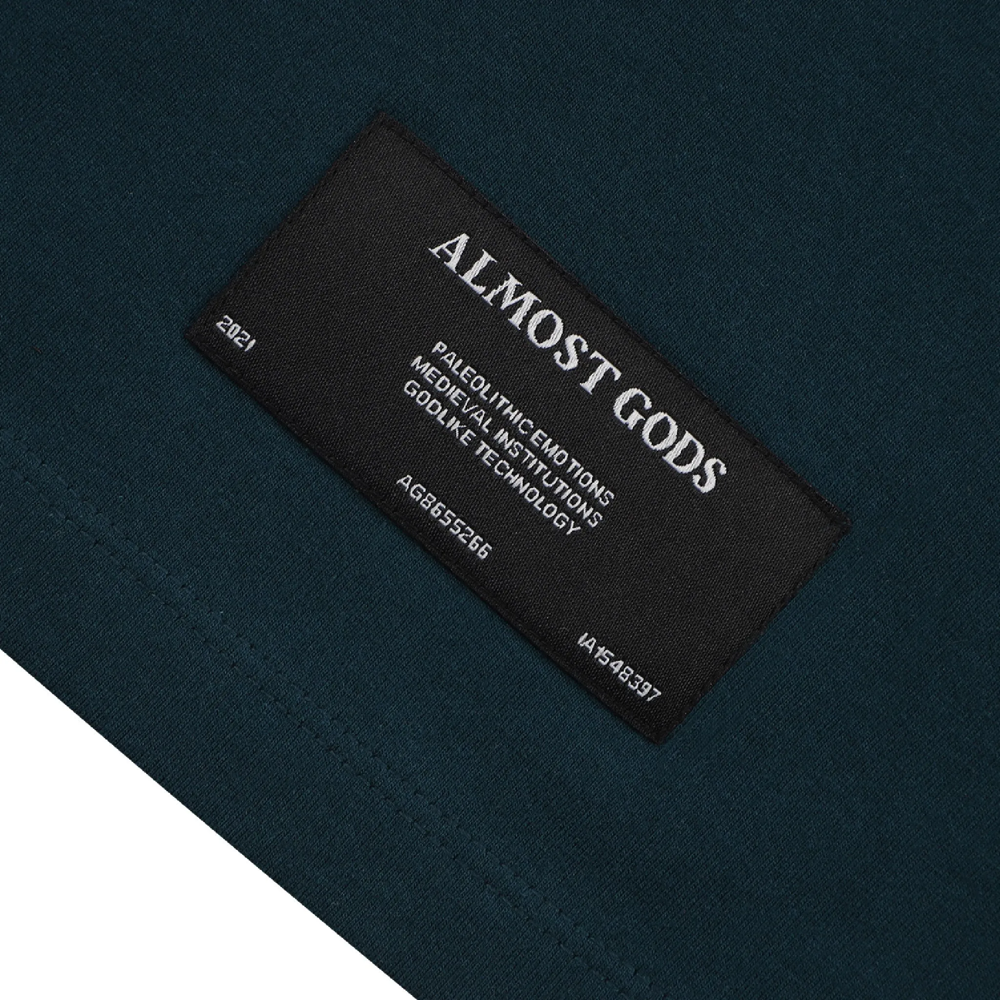 Almost Gods Lion Eats Sun Tee (Sea Green)