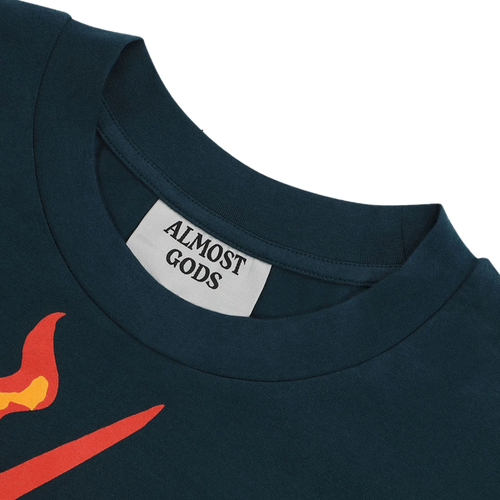 Almost Gods Lion Eats Sun Tee (Sea Green)