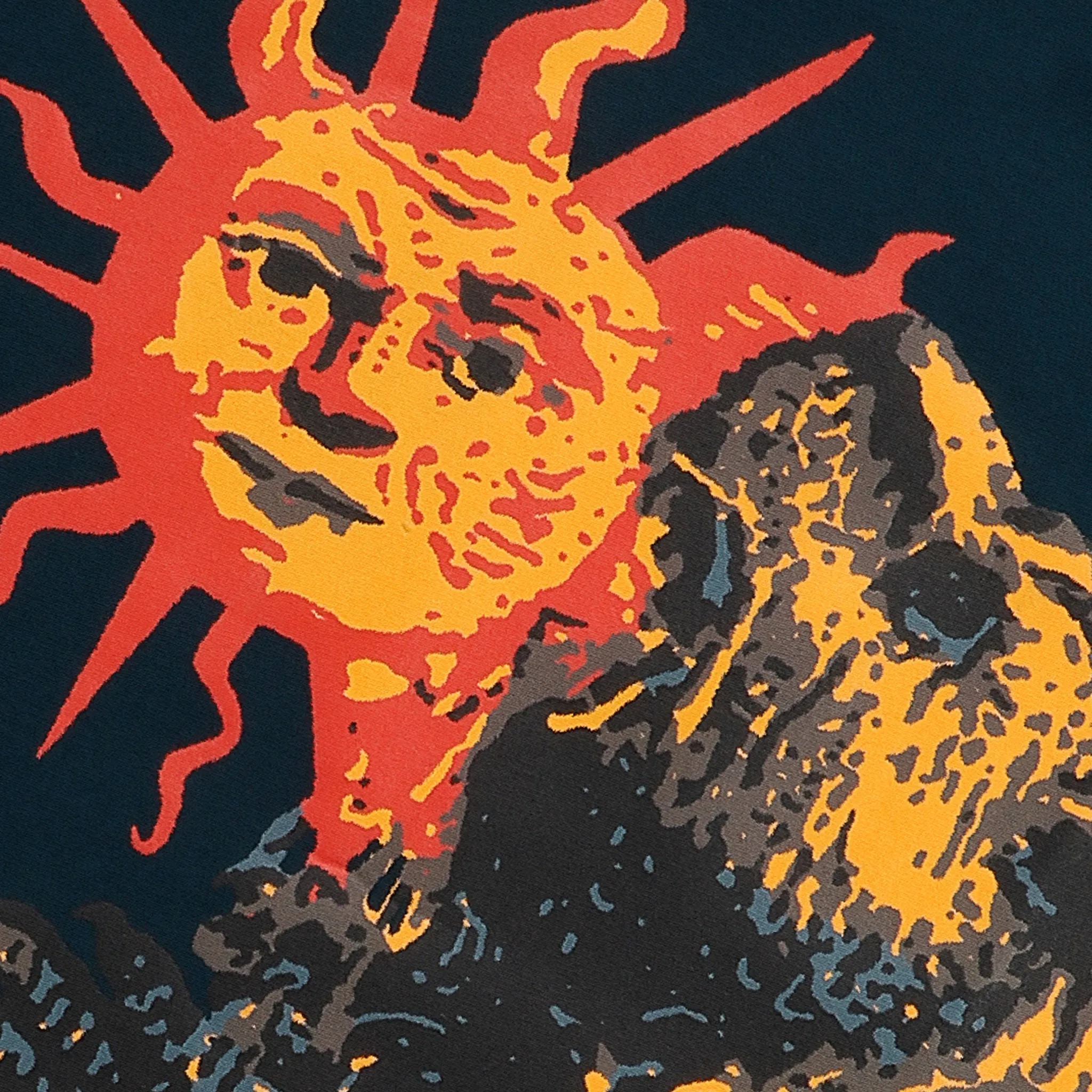 Almost Gods Lion Eats Sun Tee (Sea Green)