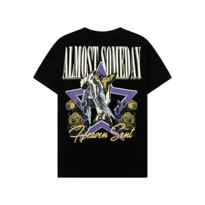 ALMOST SOMEDAY HEAVEN SENT TEE (BLACK)