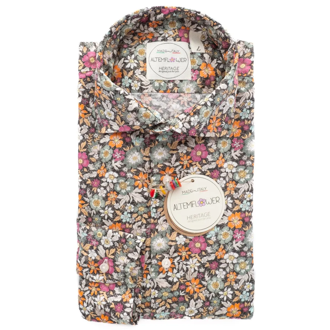 Altemflower - Positano Poplin Shirt - Floral