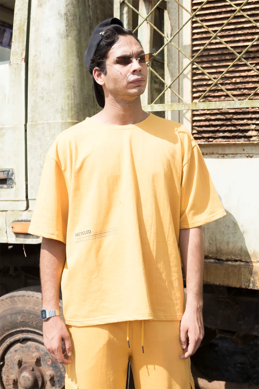 Amber Oversized Tshirt Shorts Co-ord