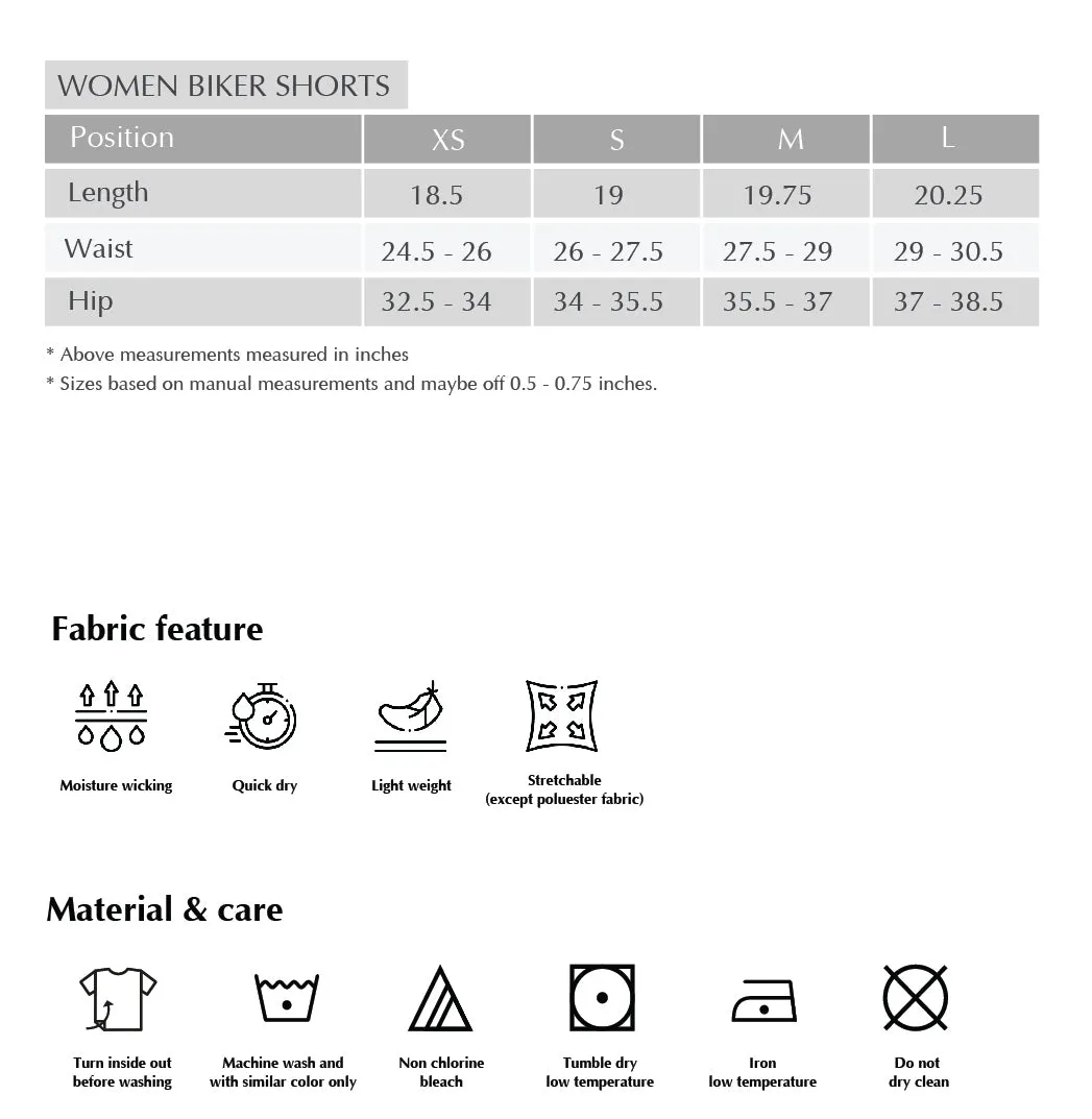Amber Women Biker Shorts (Midnight Blue)