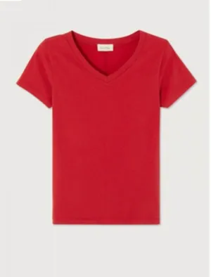 American Vintage - Gamipy V-Neck T-Shirt (Apple)