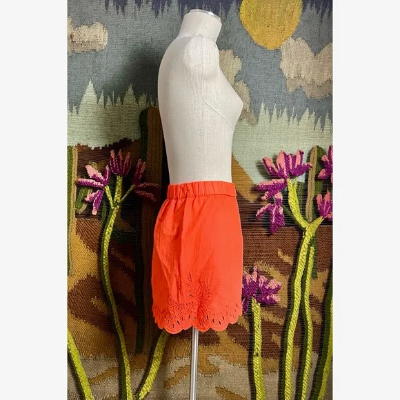 Anthropologie Eyelet Pajama Shorts S