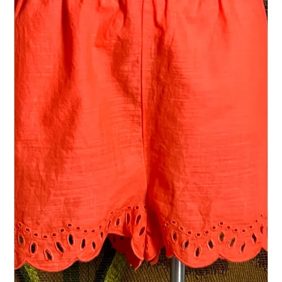 Anthropologie Eyelet Pajama Shorts S