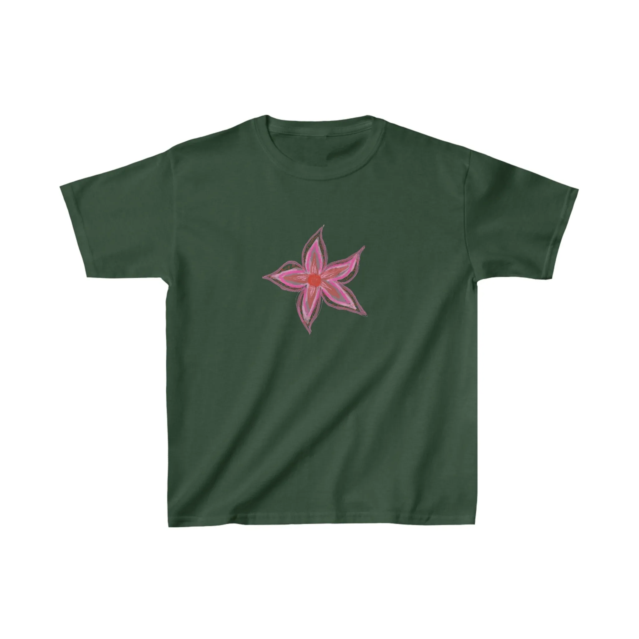 Anything Pink Flower Boxy Tee