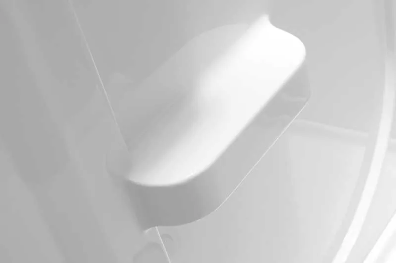 Anzzi Studio 38 in. x 38 in. x 75 in. 2-piece DIY Friendly Corner Shower Surround in White