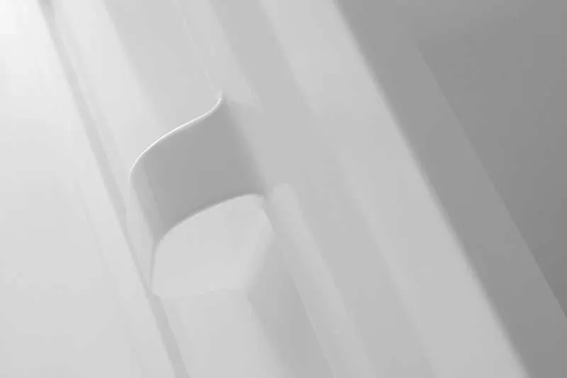 Anzzi Studio 38 in. x 38 in. x 75 in. 2-piece DIY Friendly Corner Shower Surround in White