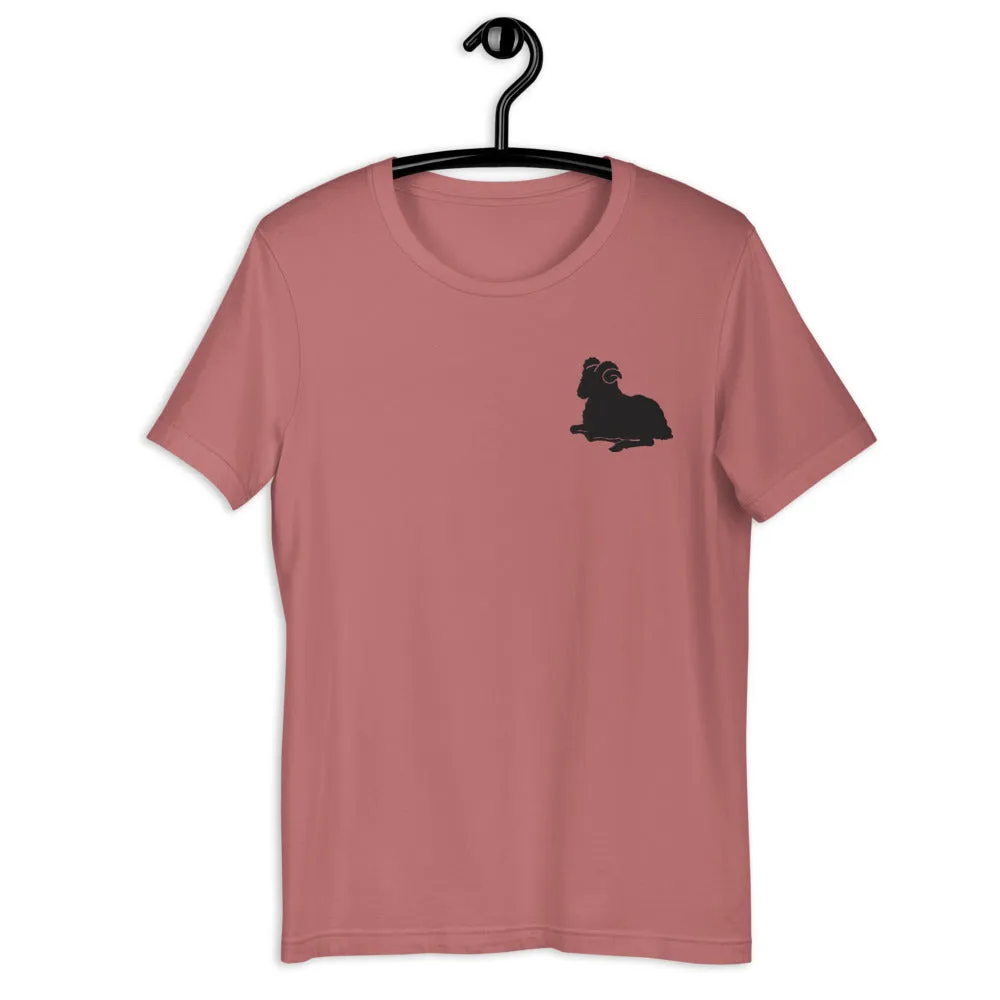 ARIES T-SHIRT - Aries Symbol Embroidery