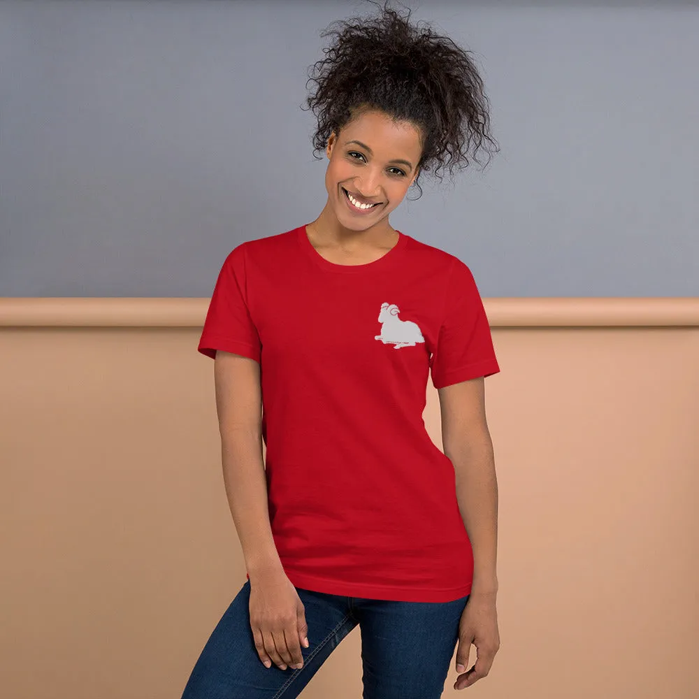 ARIES T-SHIRT - Aries Symbol Embroidery