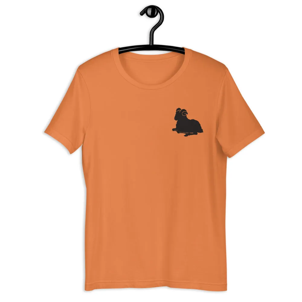 ARIES T-SHIRT - Aries Symbol Embroidery
