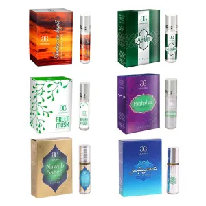 Arochem Eidi Eidiyah Special 6ML Attars Giftset (Pack of 6)