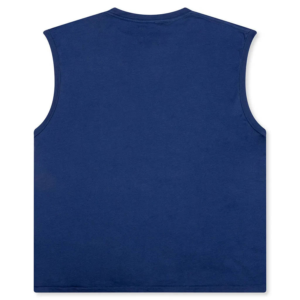 Augi Sleeveless Tee - Navy