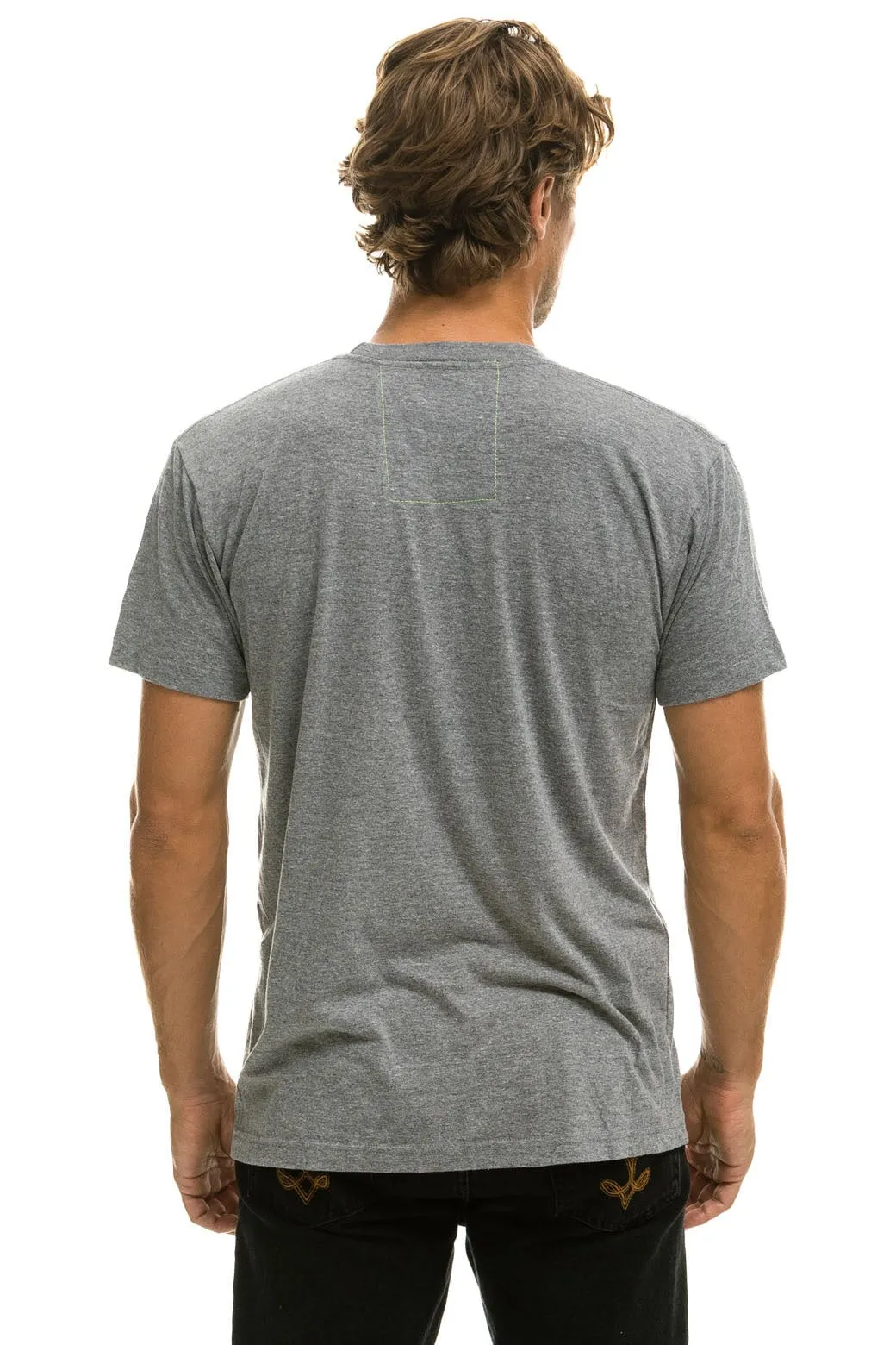 AVIATOR NATION AUSTIN TEE - HEATHER GREY