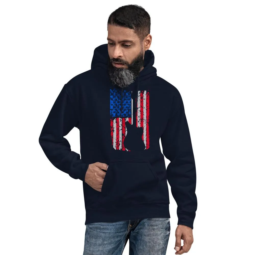 AxeDr. "Old Glory J-Master" Guitar Hoodie