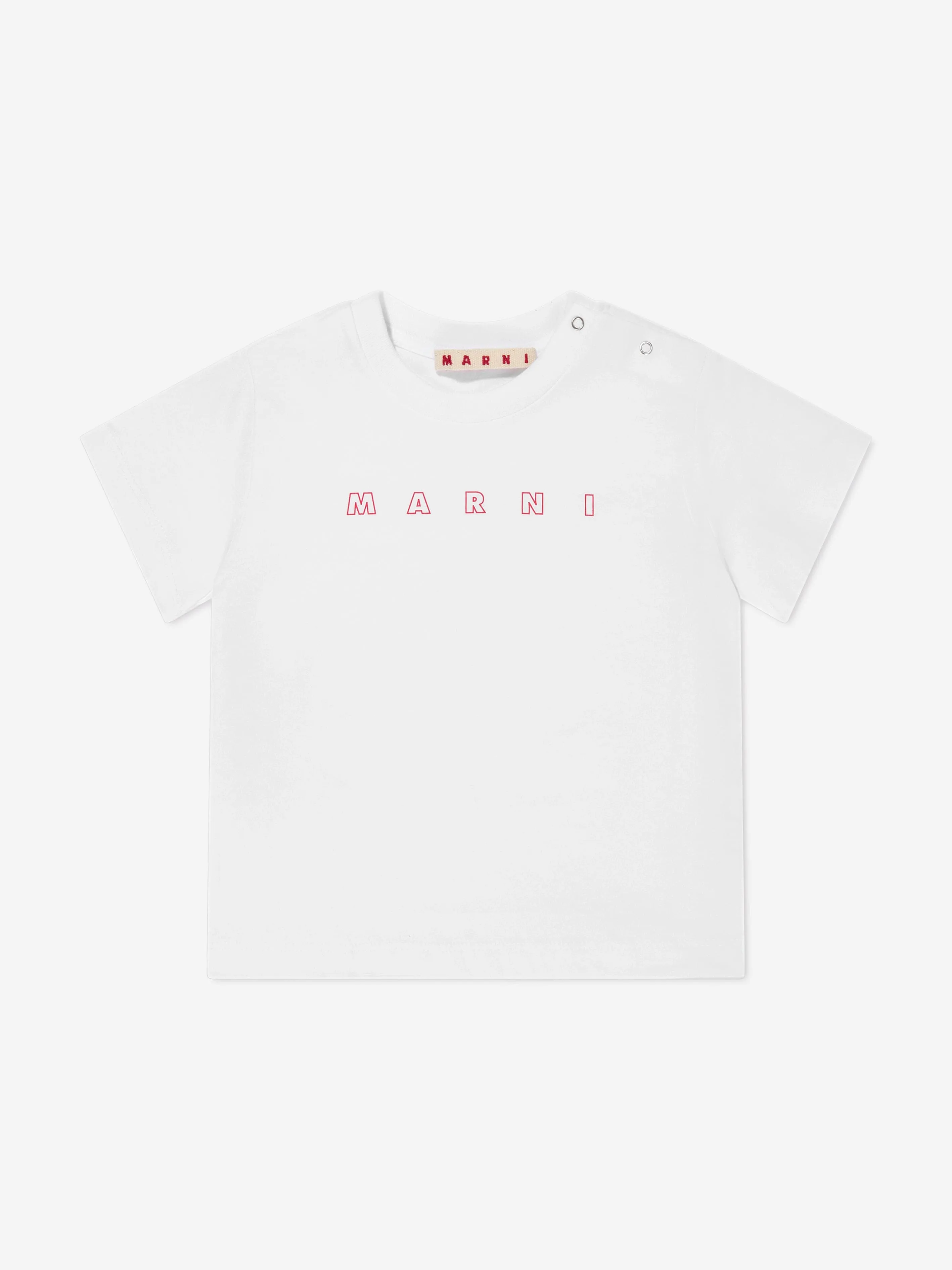 Baby Girls Logo T-Shirt in White