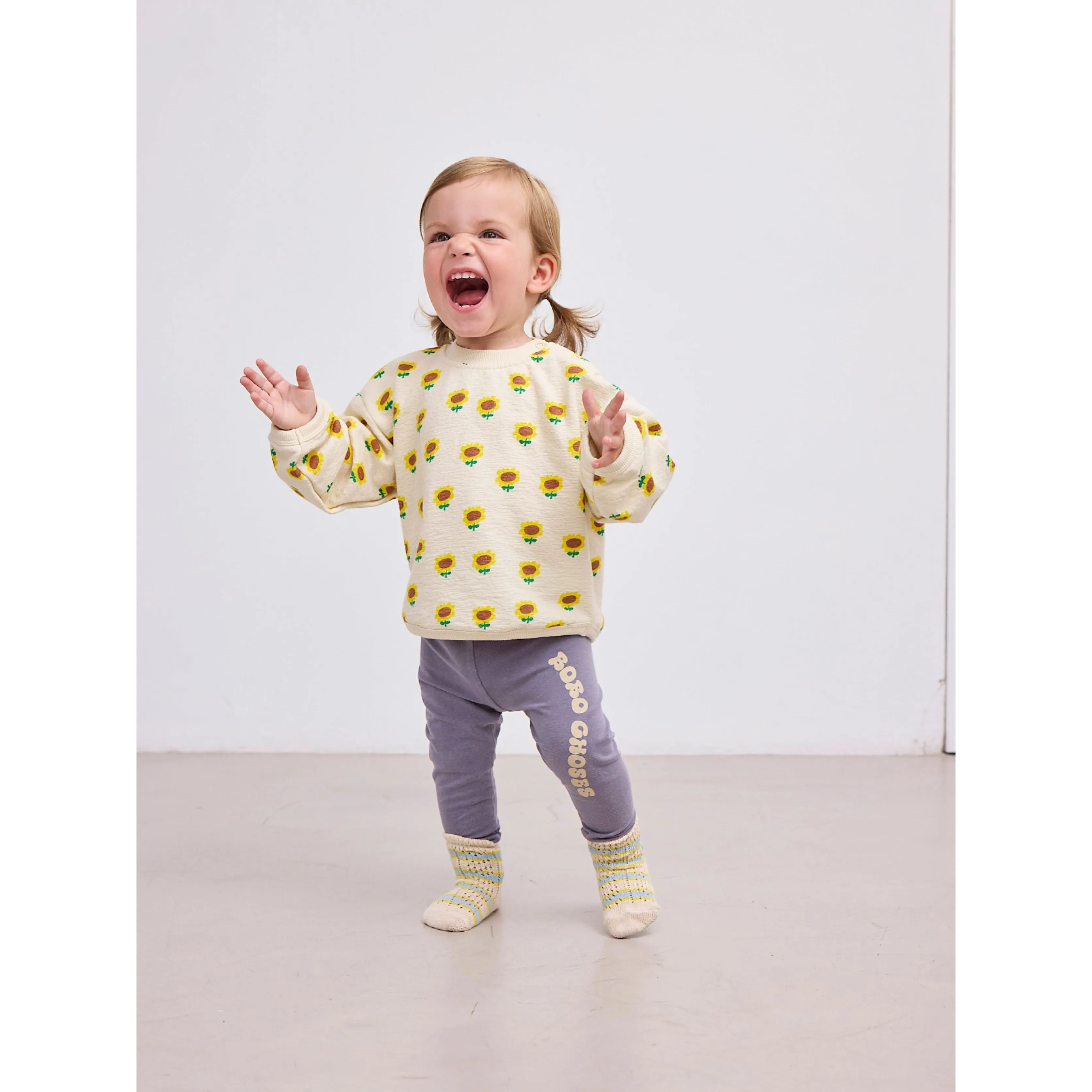Baby Sunflower All Over Sweatshirt