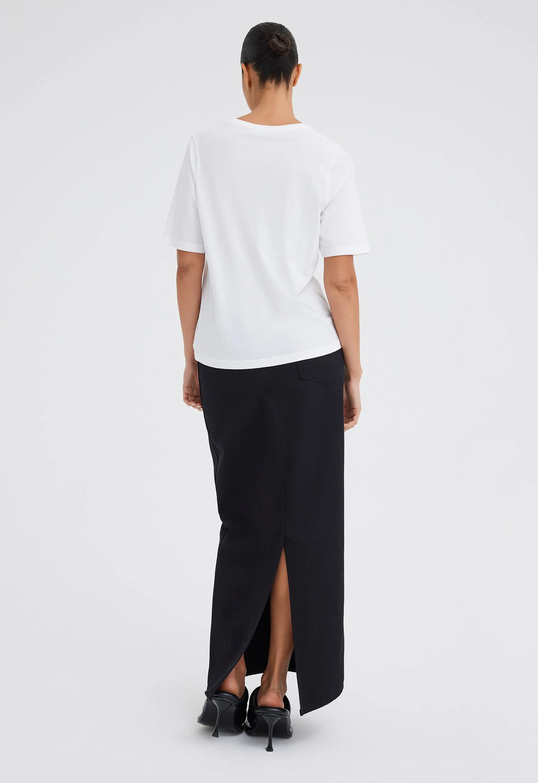 Band Organic Cotton Tee - White
