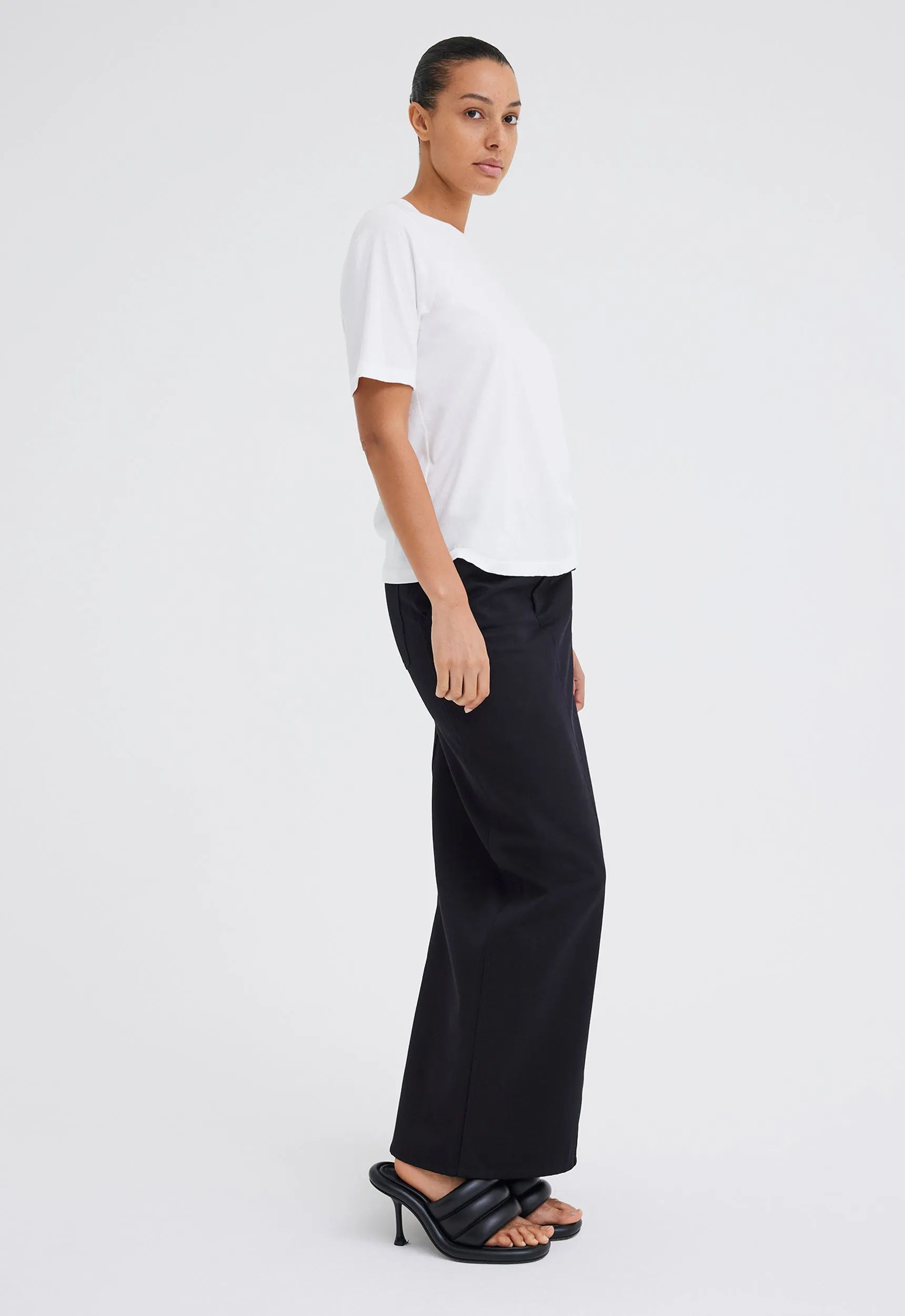 Band Organic Cotton Tee - White
