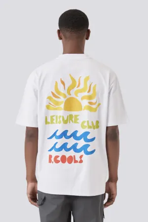 BARNEY COOLS L.C.B TEE - VINTAGE WHITE