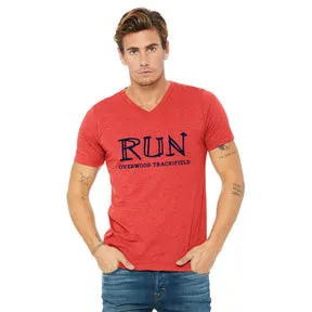 Bella Canvas Mens Triblend V-Neck Tee Shirt