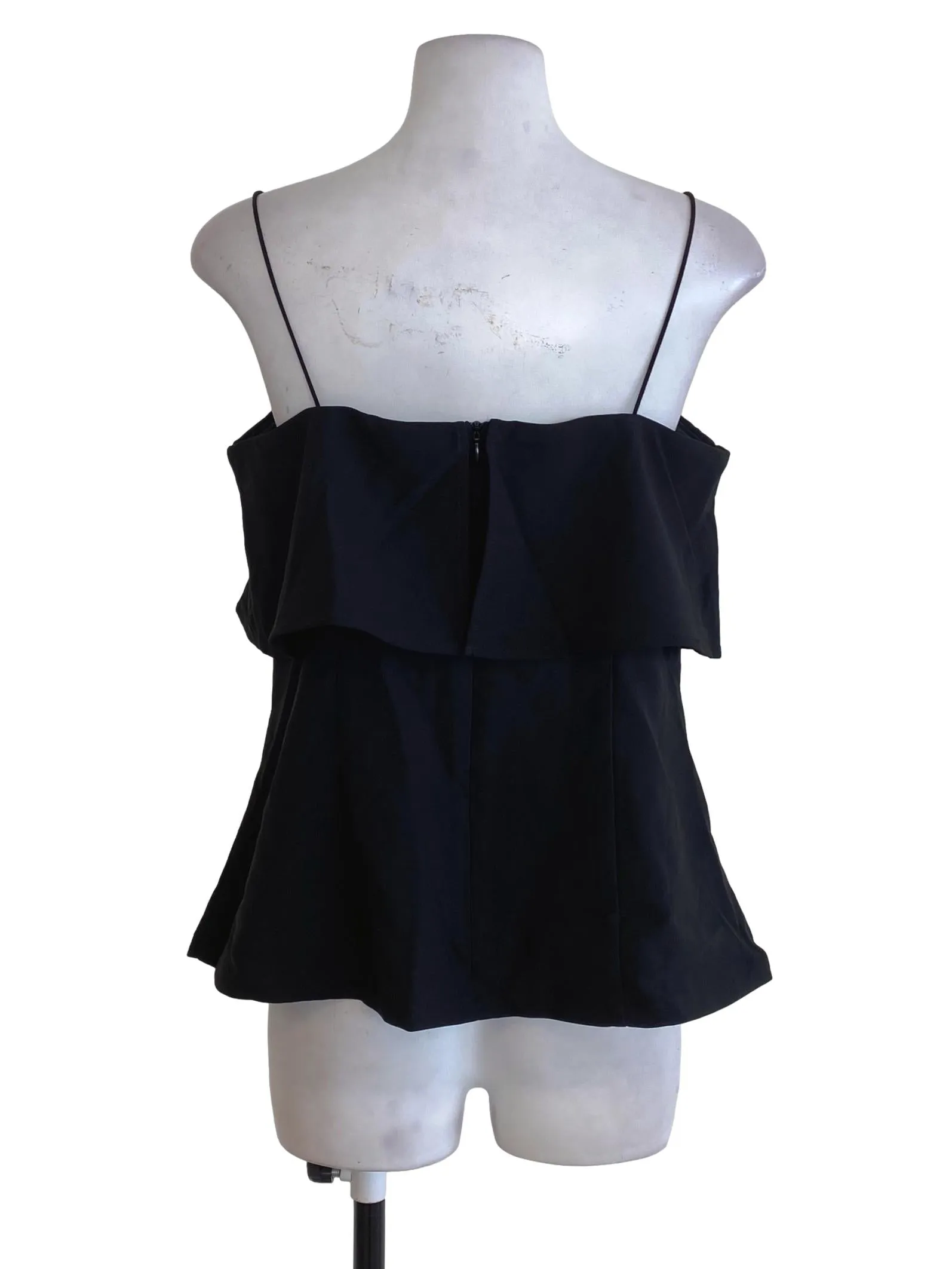 Black Layered Sleeveless Top