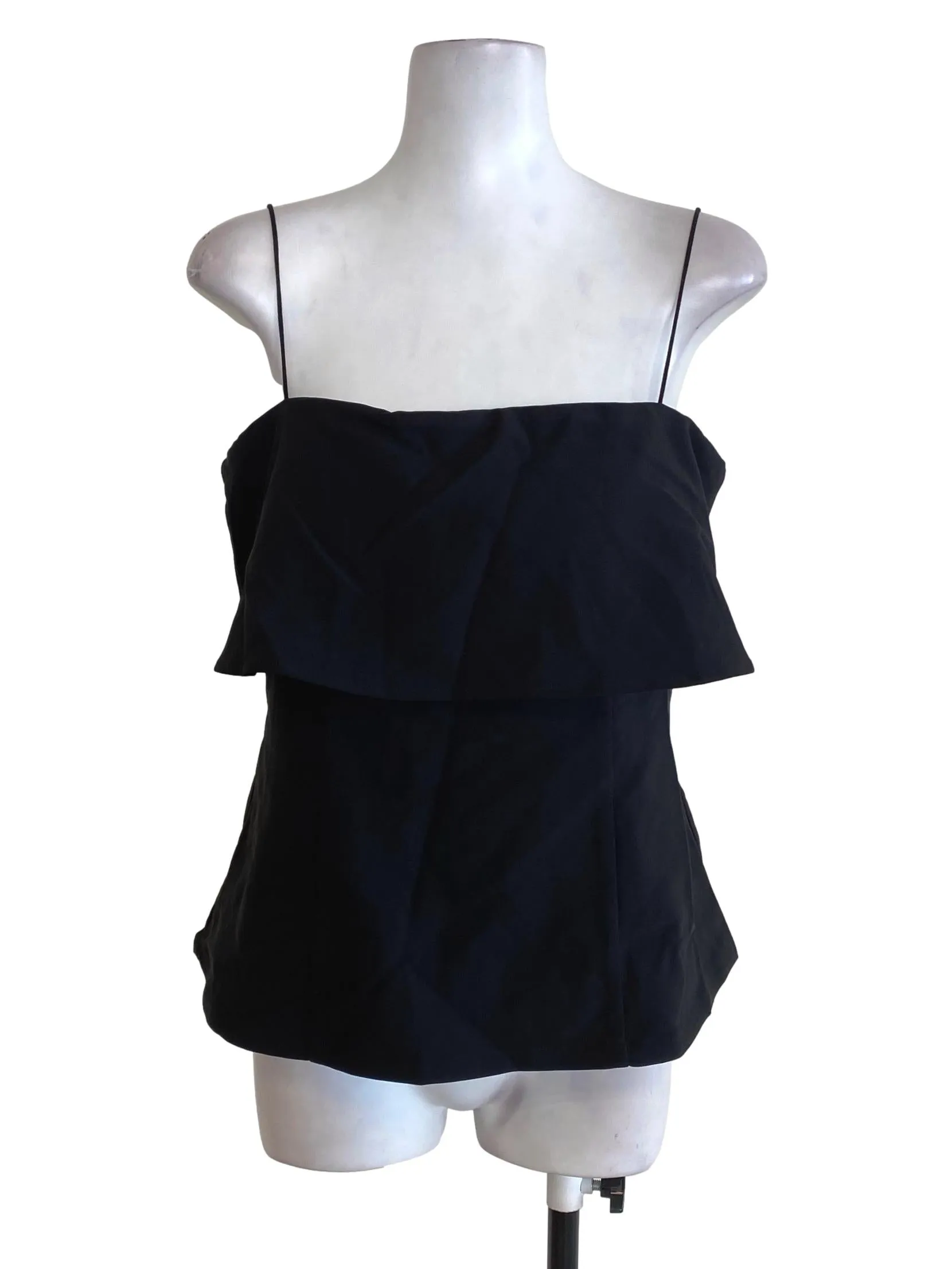 Black Layered Sleeveless Top