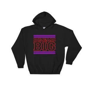 Black Purple and Red Hooded Sweatshirt