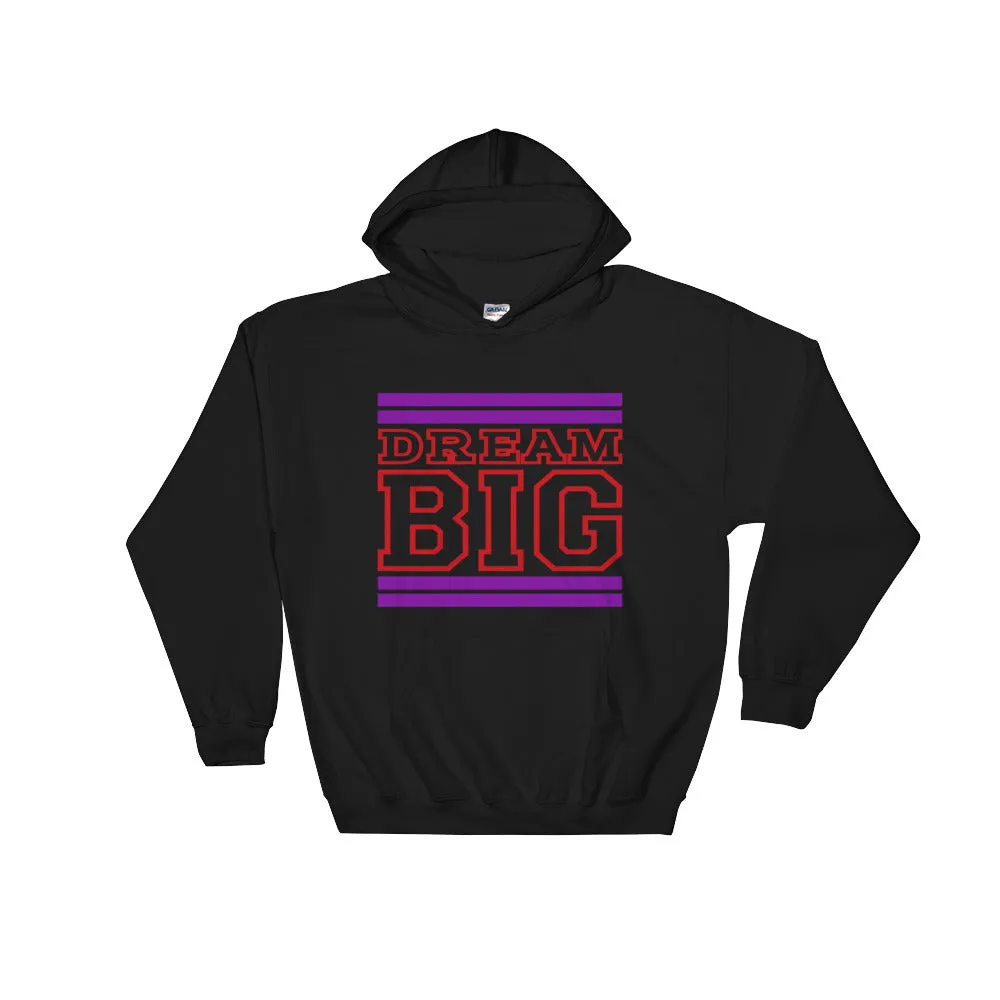 Black Purple and Red Hooded Sweatshirt