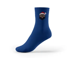 Black Santa Socks