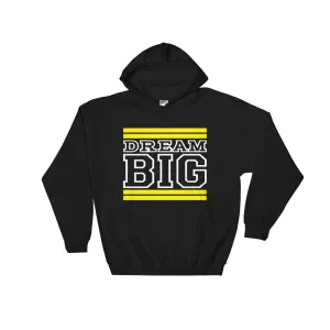 Black Yellow and White Hooded Sweatshirt