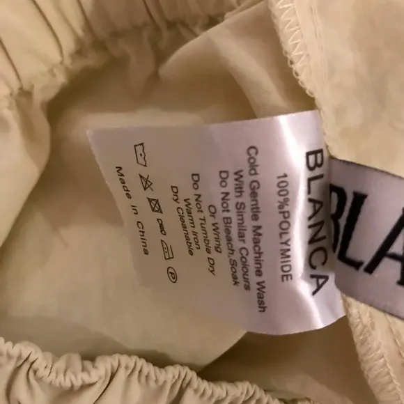 Blanca Studio Fender Shorts in Yellow Cream