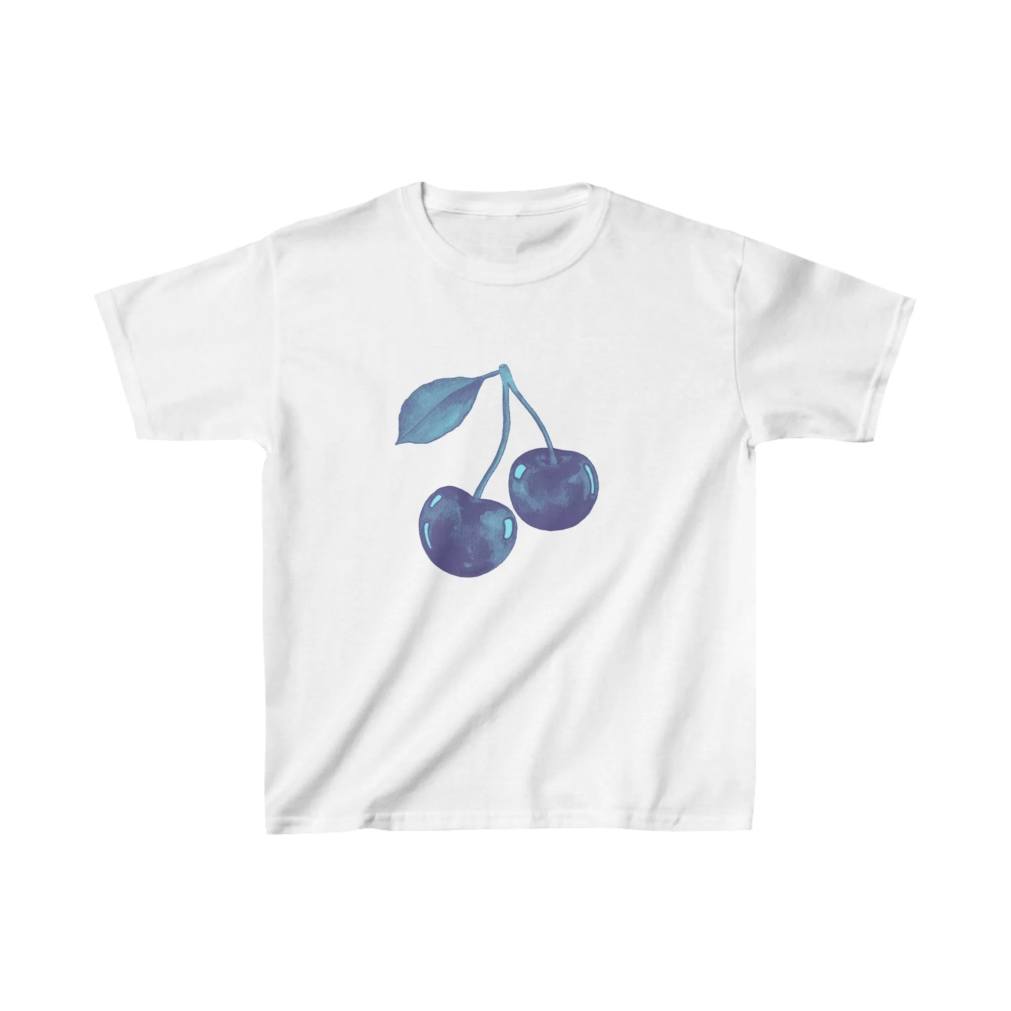 Blue Cherry Boxy Tee