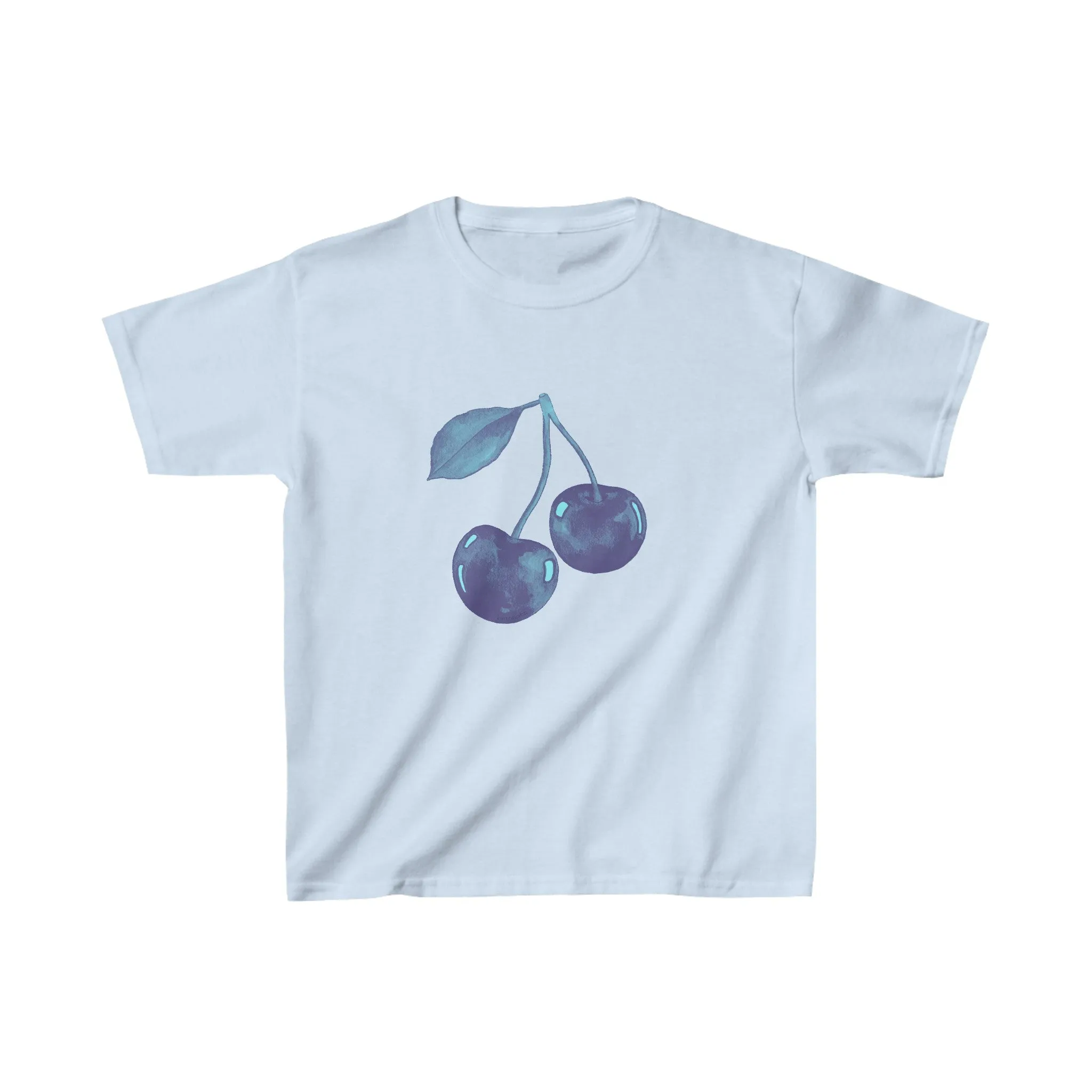 Blue Cherry Boxy Tee
